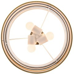 8038/3 MODERNI LN24 никель/желтый/серый/белый, металл/текстиль Подвесной светильник Е27 3*60W 220V ILAIDA