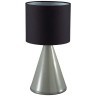 8132/1T MODERNI LN25 серый/черный, керамика/текстиль Настольная лампа Е14 1*40W 220V SEGI