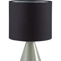 8132/1T MODERNI LN25 серый/черный, керамика/текстиль Настольная лампа Е14 1*40W 220V SEGI