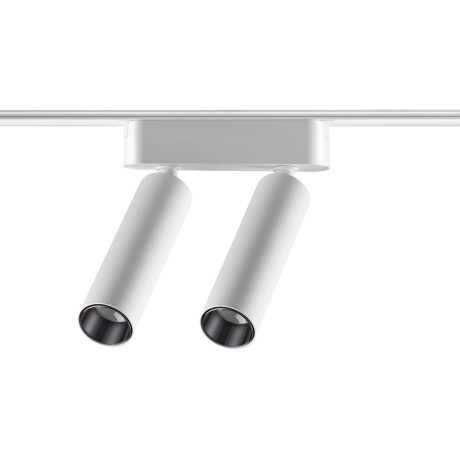 359087 Трековый магнитный светодиодный светильник Novotech SMAL 48V CRI90+ 4000К 1260Лм 24° 2*7W