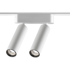 359087 Трековый магнитный светодиодный светильник Novotech SMAL 48V CRI90+ 4000К 1260Лм 24° 2*7W