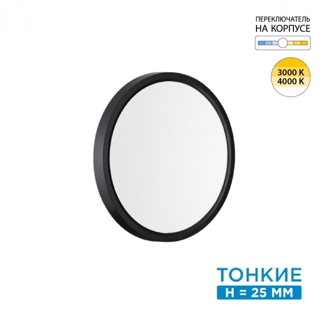 Настенно-потолочный светильник СОНЕКС Sonex ALFA BLACK 7660/18L