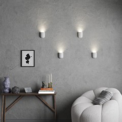 370976 OVER NT24 000 белый Светильник настенный IP20 GU10 50W 220V YESO