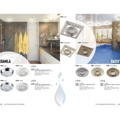 Встраиваемый светильник Novotech 370387 DAMLA IP44 под лампу 1xGU5.3 50W