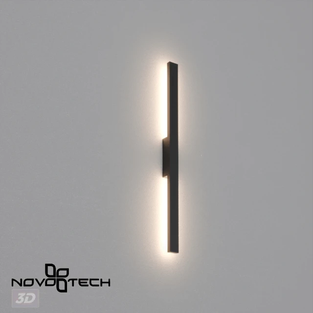 NOVOTECH ASA 359982 Черный уличный фасадный светильник, LED 24Вт, CCT перекл. цветовой температуры внутри основания 2700/3200/4000К, CRI≥80, угол рассеивания 100°, поток до 1700Лм, защита IP65, подключение 220В