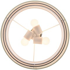 8039/3 MODERNI LN24 никель/мятный/серый/белый, металл/текстиль Подвесной светильник Е27 3*60W 220V ILAIDA