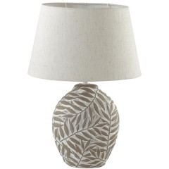 8134/1T MODERNI LN25 бежевый, керамика/текстиль Настольная лампа E27 1*60W 220V RAMORA