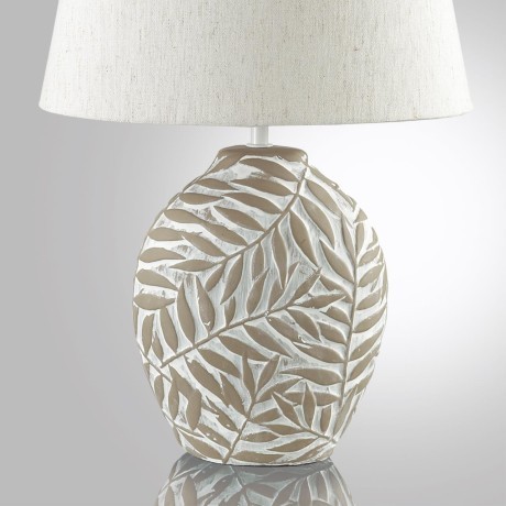 8134/1T MODERNI LN25 бежевый, керамика/текстиль Настольная лампа E27 1*60W 220V RAMORA