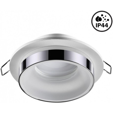 Встраиваемый светильник Novotech 370782 WATER IP44 под лампу 1xGU10 9W