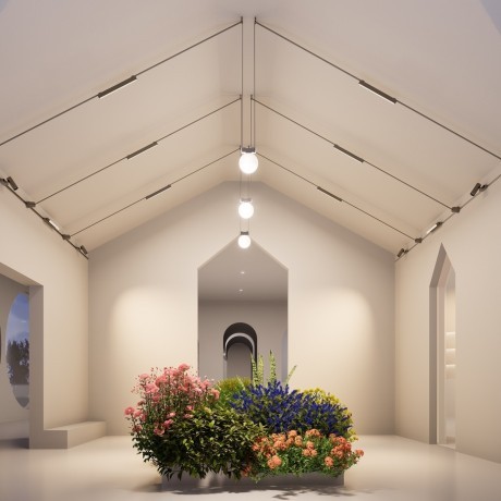 359459 Трековый ременный светодиодный SMART светильник c доп. механическим перекл. цветности Novotech EASY CRI90+ 3000-6000К 440Лм 28° 12W TUYA, Алиса, Wi-Fi