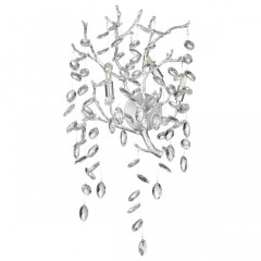 4970/3W HALL ODL24 523 матов.серебристый/алюмин./хрусталь Бра G9 3*40W DELICA