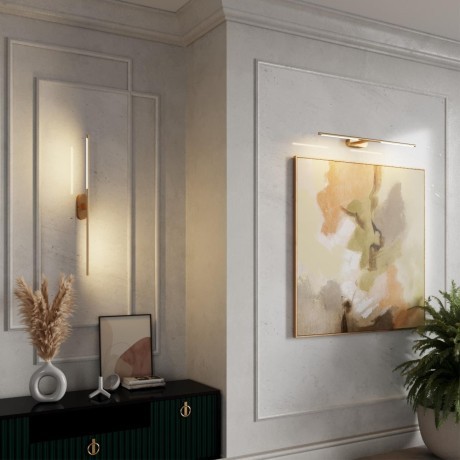 6635/7WL HIGHTECH ODL24 металл/античная бронза/акрил Настенный светильник IP20 LED 7W  3000K/4000K/6000K (перекл ч/з тумблер) 220V ALEDO