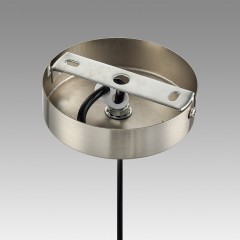 8040/3 MODERNI LN24 никель/белый/серебро/черный, металл/текстиль Подвесной светильник Е27 3*60W 220V INDIRA