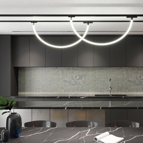 Адаптер/держатель для однофазного двухжильного шинопровода без токопровода для арт. 359128-359133 RAMO 359134