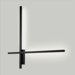 6546/28WL LEDIO LN23 023 чёрный Светильник настенный LED 28W 4000K 1040Лм 220V CLARK