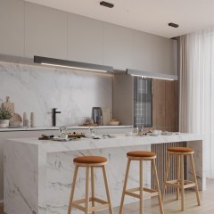 Светильник подвесной диммир. со сменой цв.темп. (пульт ДУ/прилож. Smart Life) IP20 LED 3000-6000К ITER 359548