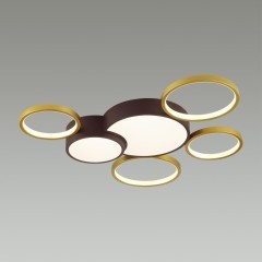 Потолочная люстра светодиодная диммируемая с пультом Norbert 5255/99CL