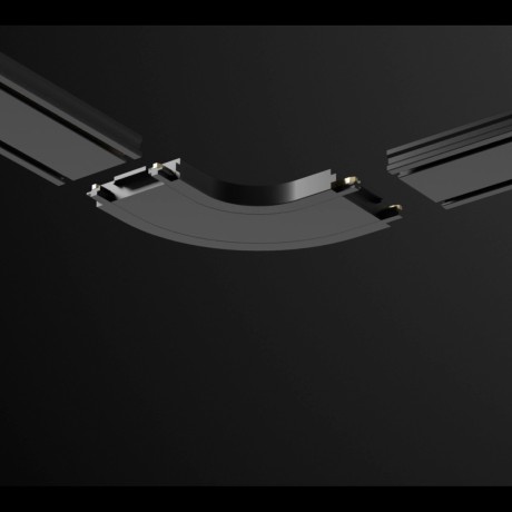 Соединитель угловой скругленный для накладного шинопровода Novotech Smal 135207