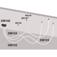 Однофазный трековый светодиодный светильник Novotech RAMO 359133 3800лм 38Вт