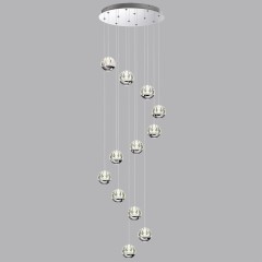 Люстра каскадная LED 60W (12*5W) 4000K 3000Лм Odeon Light SONO 5100/60L