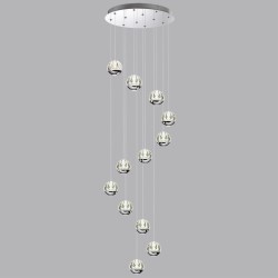 Люстра каскадная LED 60W (12*5W) 4000K 3000Лм Odeon Light SONO 5100/60L