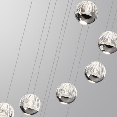 Люстра каскадная LED 60W (12*5W) 4000K 3000Лм Odeon Light SONO 5100/60L