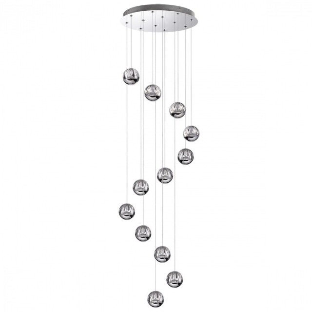 Люстра каскадная LED 60W (12*5W) 4000K 3000Лм Odeon Light SONO 5100/60L