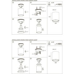 Накладной потолочный светильник Odeon Light 3569/1C TUBORINO под лампу 1xGU10 50W