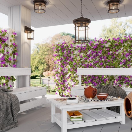 Уличный настенный светильник Odeon Light 4044/1W VIRTA IP44 под лампу 1xE27 60W