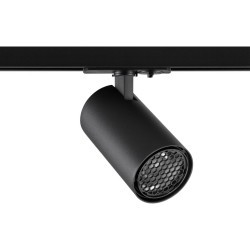 Novotech SELENE 359923 Трековый однофазный трехжильный LED-светильник минимализм, 20Вт, 1400Лм, 4000К, угол 36°, CRI90, UGR19, 220В, IP20, черный алюминий, поворот 355°/90°, длина 137,5 мм, ширина 65 мм, высота 99 мм