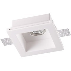 Гипсовый светильник под покраску Novotech 370473 YESO под лампу 1xGU10 50W