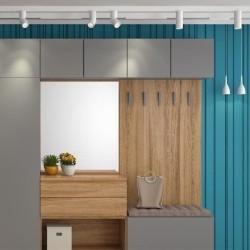 358550 Трековый светодиодный светильник Novotech Flum CRI90+ 4000К 960Лм 24° 12W