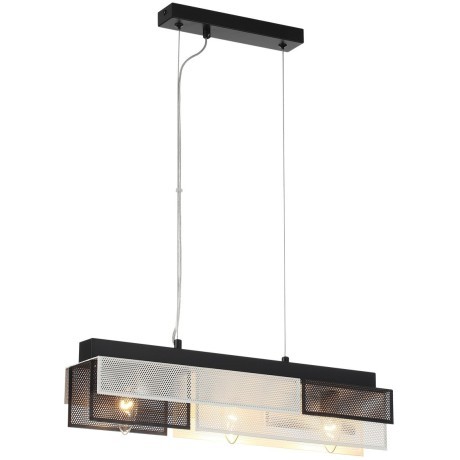 8004/3A MODERNI LN24 черный/белый,, черный металл/металл Подвесной светильник Е14 3*40W 220V DANA