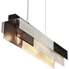 8004/3A MODERNI LN24 черный/белый,, черный металл/металл Подвесной светильник Е14 3*40W 220V DANA