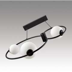 8035/3 MODERNI LN24 черный/белый, металл/стекло Подвесной светильник G9 3*35W 220V ORNATO