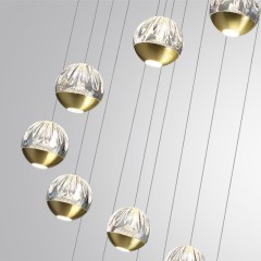 Люстра каскадная LED 60W (12*5W) 4000K 2800Лм Odeon Light SONO 5101/60L