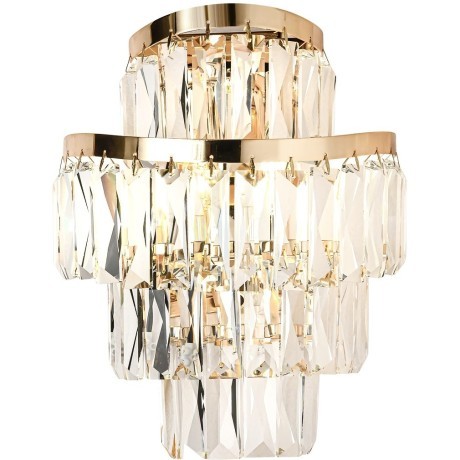 5073/2W HALL ODL24 505 золото/прозрачный/металл/хрусталь Бра E14 2*40W WAYTA