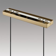 8036/3 MODERNI LN24 шампань/дымчатый, металл/стекло Подвесной светильник G9 3*35W 220V ORNATO