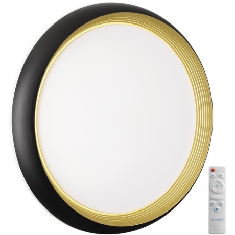 Светильник LED 70Вт 3000-6000К D480 IP43 пульт ДУ Sonex TOFIQ BLACK 7651/EL