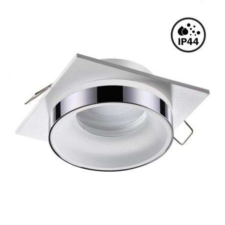 Встраиваемый светильник Novotech 370786 WATER IP44 под лампу 1xGU10 9W