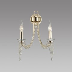 5063/2W CLASSIC ODL24 537 золото/прозрачный/металл/хрусталь Бра E14 2*40W CAPEL