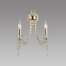 5063/2W CLASSIC ODL24 537 золото/прозрачный/металл/хрусталь Бра E14 2*40W CAPEL