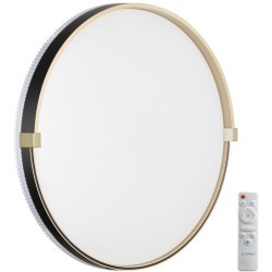 Светильник LED 70Вт 3000-6000К D490 IP43 пульт ДУ Sonex OLIDI BLACK 7647/EL