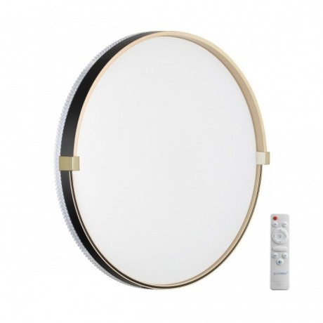 Светильник LED 70Вт 3000-6000К D490 IP43 пульт ДУ Sonex OLIDI BLACK 7647/EL