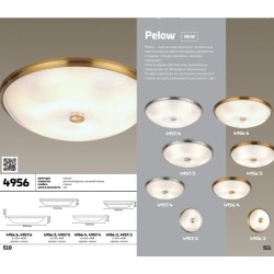 Настенно-потолочный светильник Odeon Light 4956/5 PELOW под лампы 5xE14 5*40W