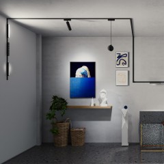 359098 Трековый магнитный светодиодный светильник Novotech SMAL 48V CRI90+ 4000К 960Лм 24° 12W