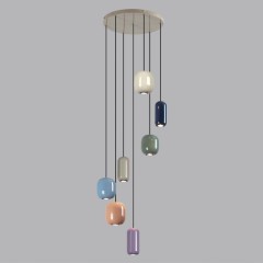 Люстра каскадная ODEON LIGHT OVALI 5053/7