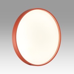 7744/CL COLOR SN Светильник светодиодный потолочный пластик/белый/красный LED 30Вт 4000К D330 IP43 MAVIC