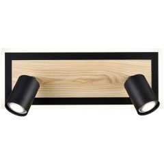 Настенный светильник LED GU10 2*10W + LED 19W 220V PINE Lumion 8025/19WL 