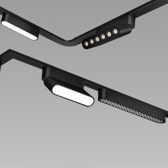 359080 Трековый магнитный светодиодный светильник Novotech SMAL 48V CRI90+ 4000К 720Лм 90° 12W